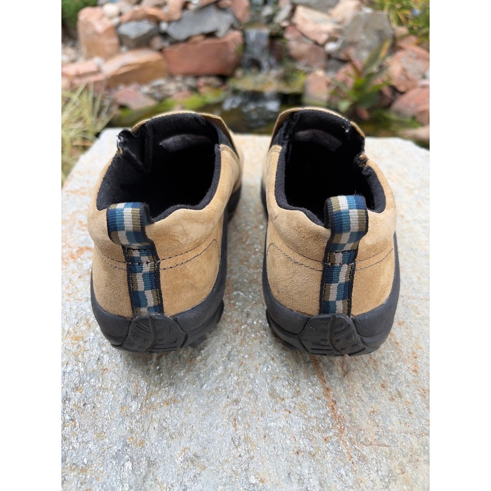 Merrell Jungle Moc Paydirt Womens 9 Tan Suede Slip On Hiking Shoes 63828 - Picture 4 of 8